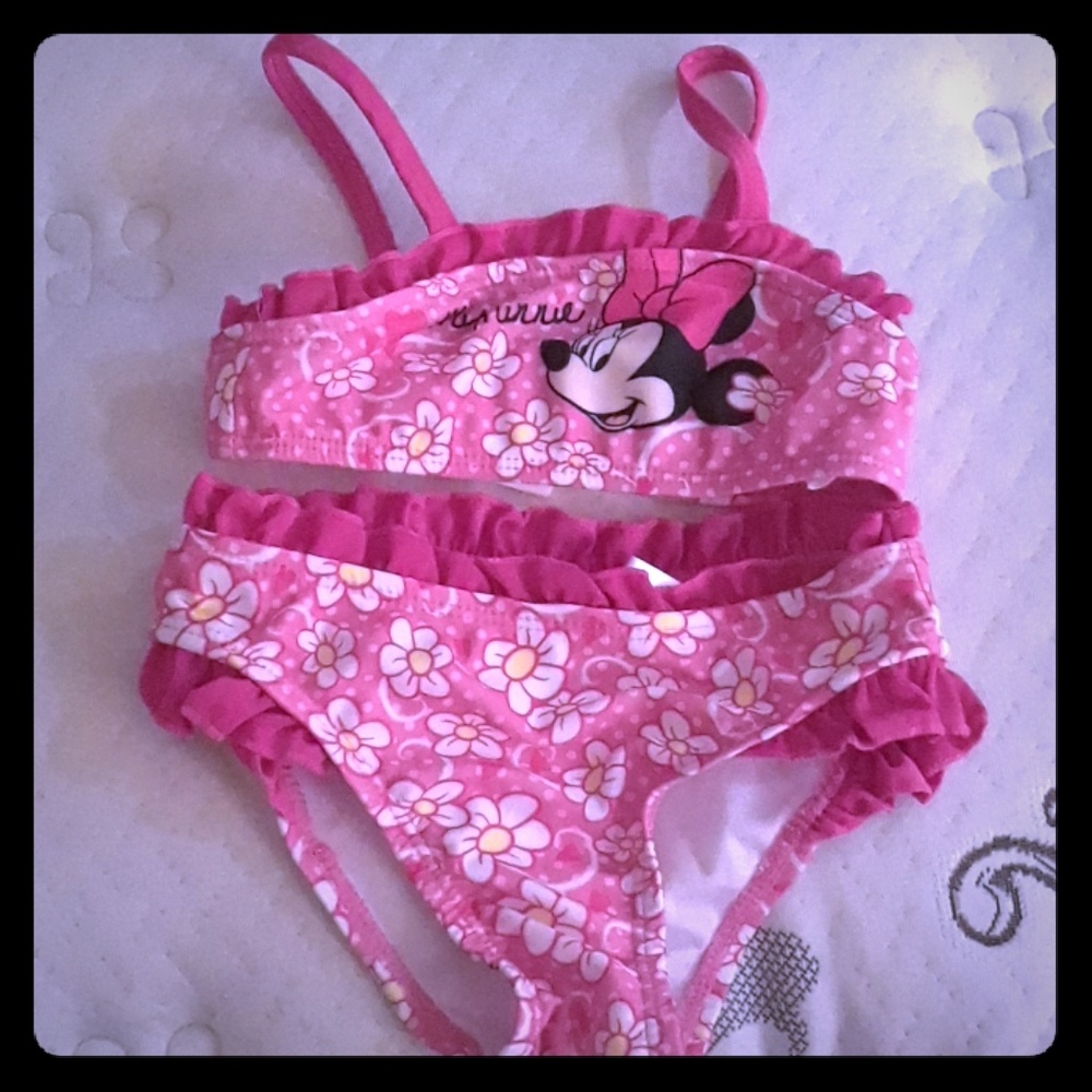 Disney Minnie Mouse 2pc swimsuit